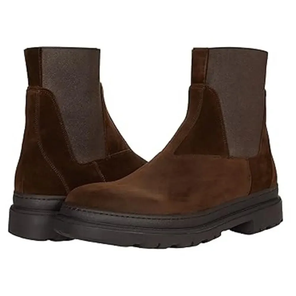 To Boot New‎ York Hemingway Boots Otter Brown Suede Leather Ankle Sz 12 Men's